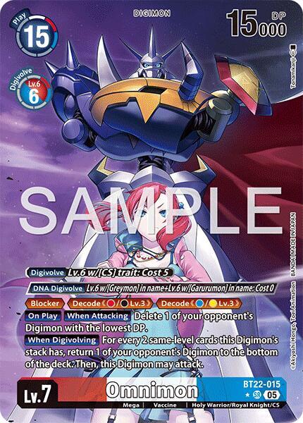 Omnimon (Alternate Art) - Cyber Eden (BT22)